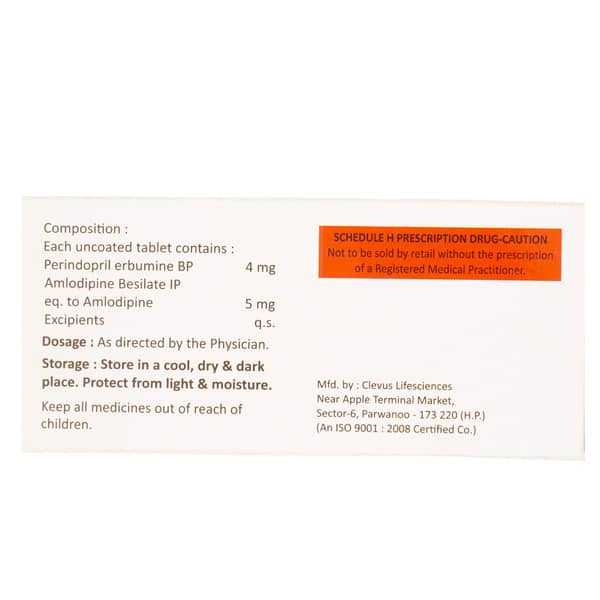 Pendicard Am 4/5mg Strip Of 10 Tablets