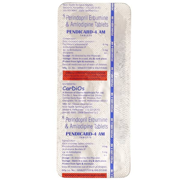 Pendicard Am 4/5mg Strip Of 10 Tablets