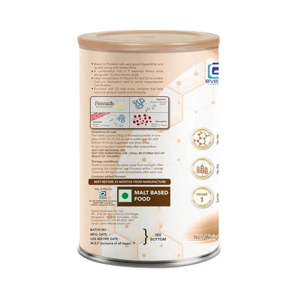 Provexia Maple Vanilla Flavour Jar Of 500Gm Powder