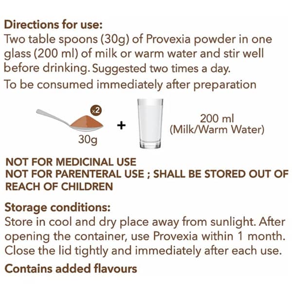 Provexia Maple Vanilla Flavour Jar Of 500Gm Powder