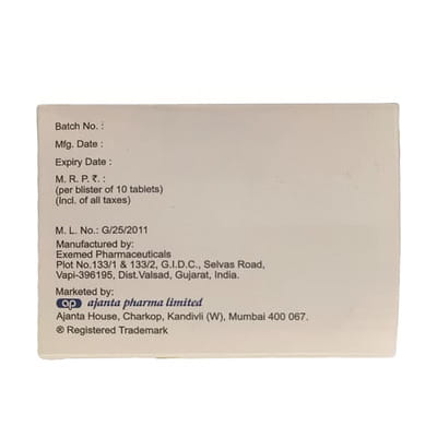 Empalo Sm 25/100/1000mg Strip Of 10 Tablets