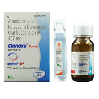 Clanoxy Forte Dry Syrup | Delicious Mint Flavour