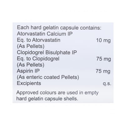Atr Cla Gold 10mg Strip Of 15 Capsules