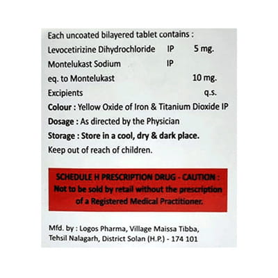 Lm 10mg Strip Of 10 Tablets