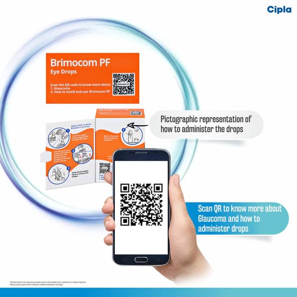 New Brimocom Pf Bottle Of 5ml Eye Drops