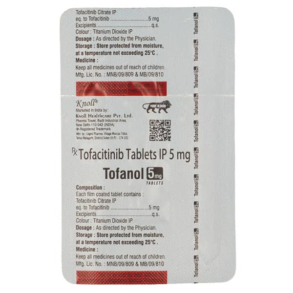 Tofanol 5Mg Strip Of 10 Tablets