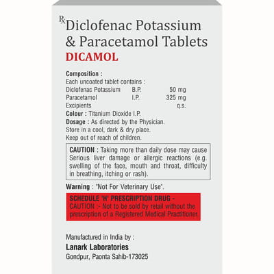 Dicamol Strip Of 10 Tablets