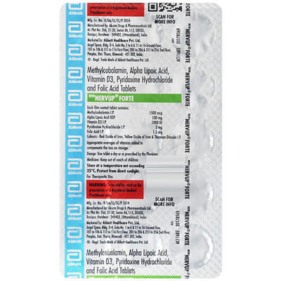 New Nervup Forte Strip Of 15 Tablets