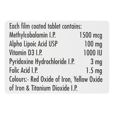 New Nervup Forte Strip Of 15 Tablets