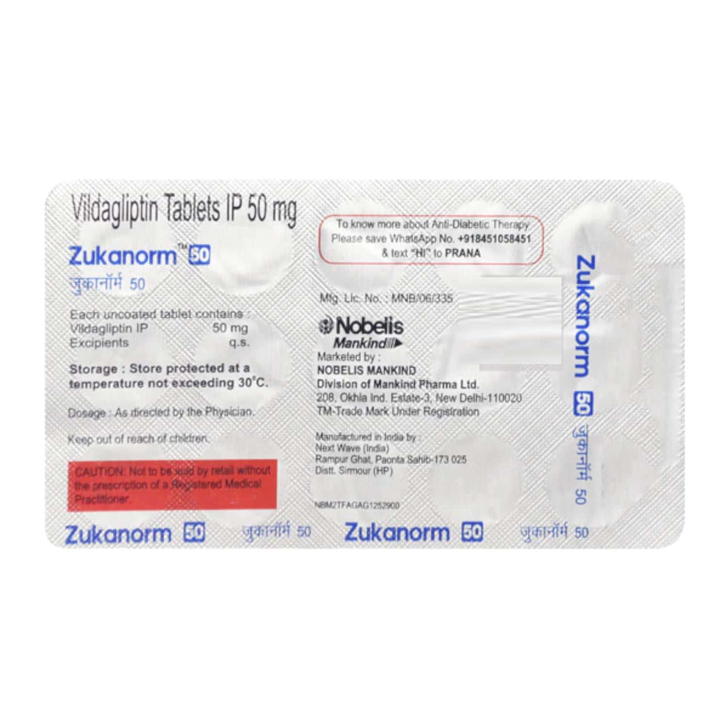 zukanorm 50mg tablets