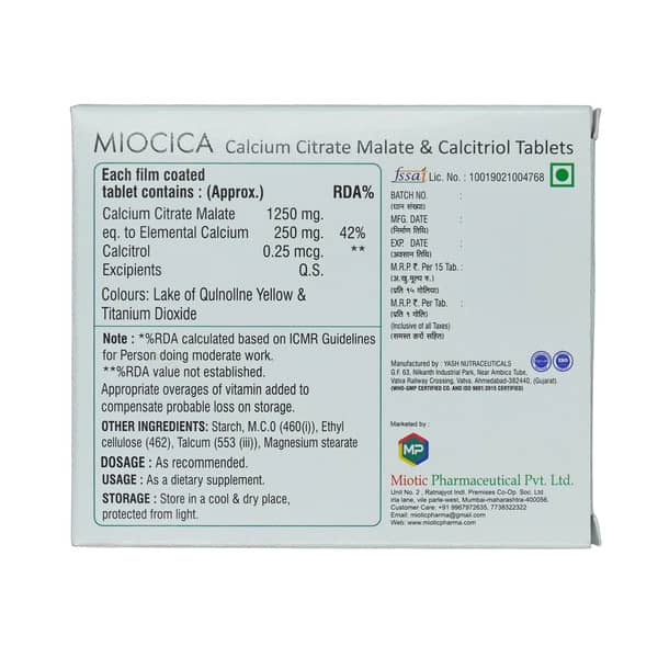 Miocica Strip Of 15 Tablets