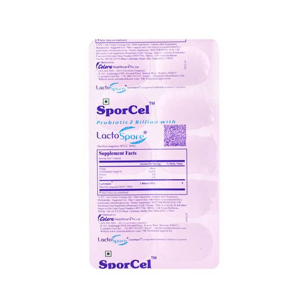 Sporcel Strip Of 10 Capsules