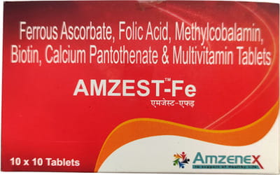 Amzest Fe Strip Of 10 Tablets