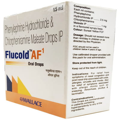 Flucold Af 1 Bottle Of 15ml Oral Drops