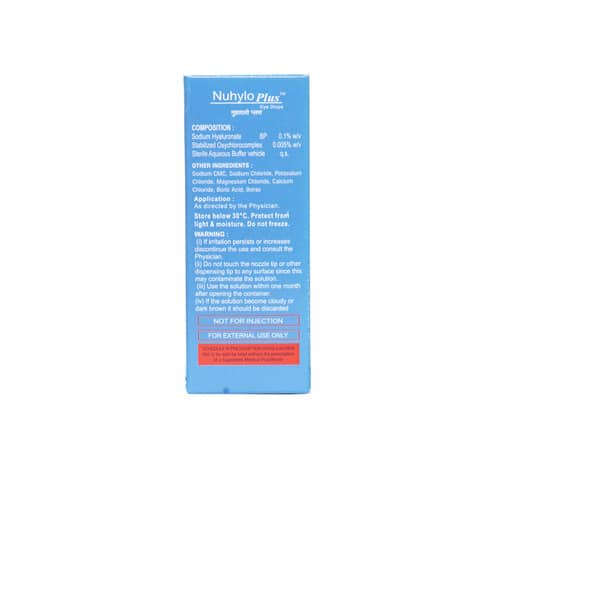 Nuhylo Plus Bottle Of 10ml Eye Drops