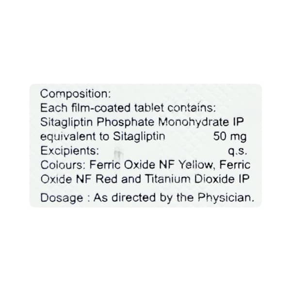 Sitaglo 50mg Strip Of 15 Tablets