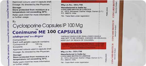 Conimune Me 100mg Strip Of 5 Softgel Capsules