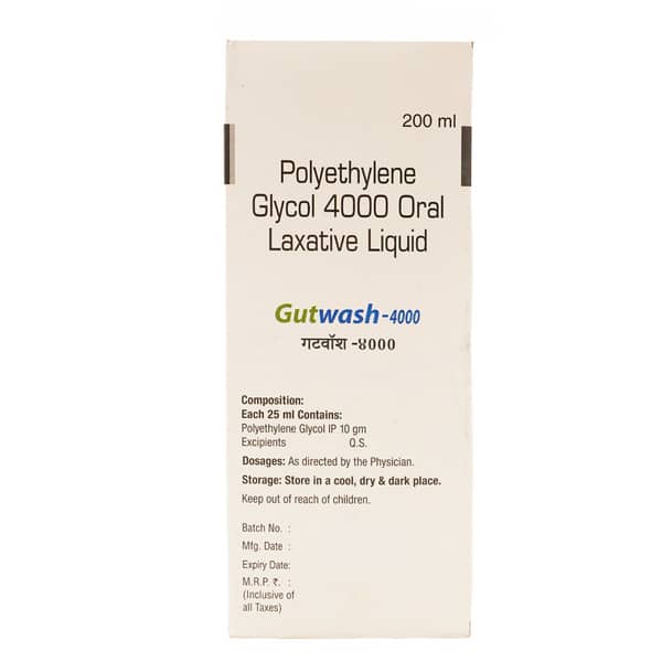 Gutwash 4000 Sugar Free Bottle Of 200ml Oral Liquid