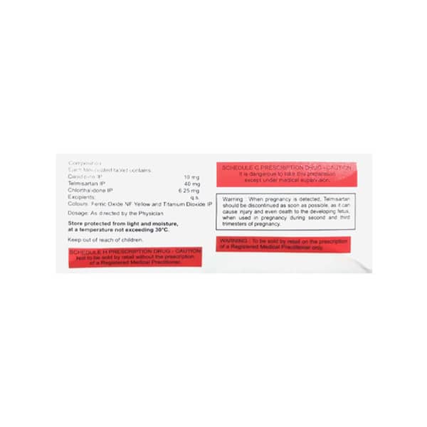 Telvas Lnc 6.25mg Strip Of 10 Tablets