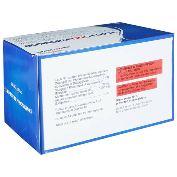 Dapanorm Trio Forte Strip Of 10 Tablets