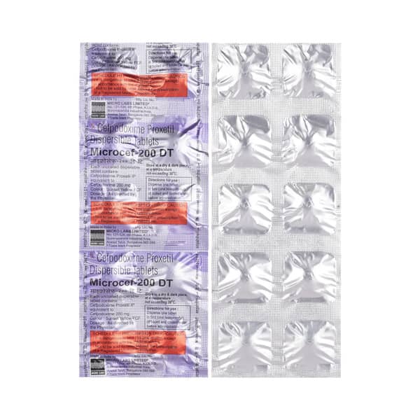 Microcef 200mg Strip Of 10 Tablets