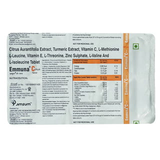 Emmuna C Plus Strip Of 10 Tablets