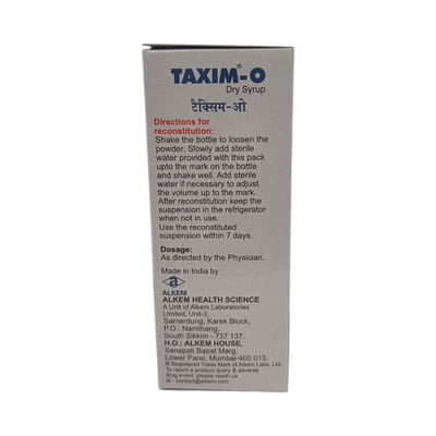 Taxim O Juicy Orange And Lemon Flavour Bottle Of 30ml Dry Syrup