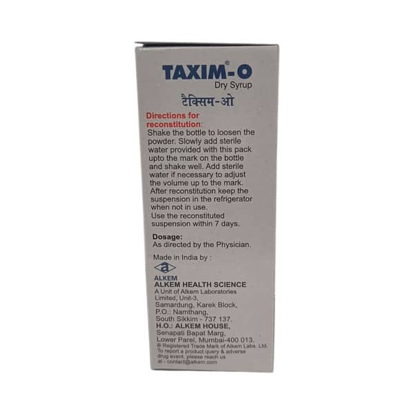 Taxim O Juicy Orange And Lemon Flavour Bottle Of 30ml Dry Syrup