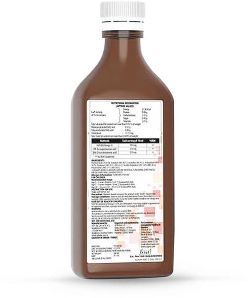 Cogni 3 Omega Mango Peach Flavour Sugar Free Bottle Of 200Ml Syrup