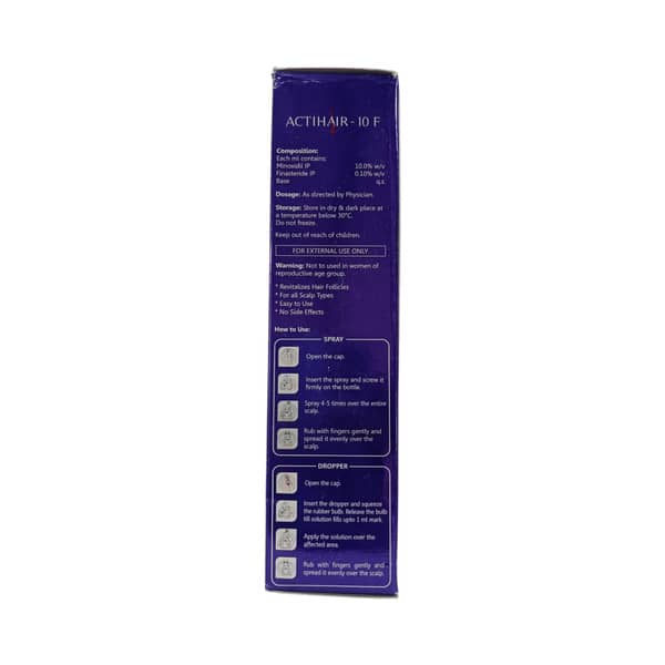 Actihair F 10% Bottle Of 60ml Solution
