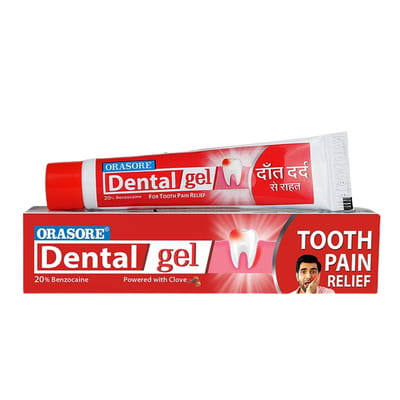 Orasore 20% Tube Of 10gm Dental Gel