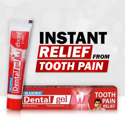 Orasore 20% Tube Of 10gm Dental Gel