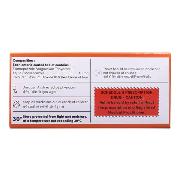 Esopraid 40Mg Strip Of 10 Tablets