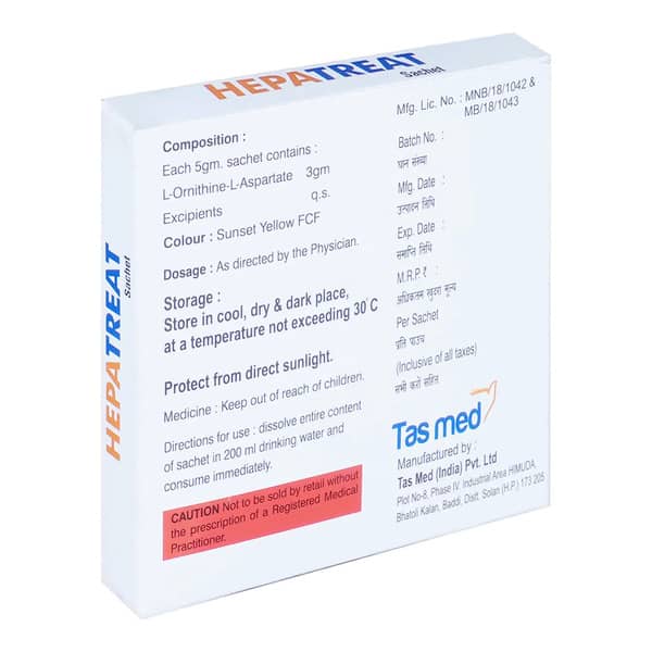 Hepatreat Orange Flavour Sachet Of 5Gm Granules