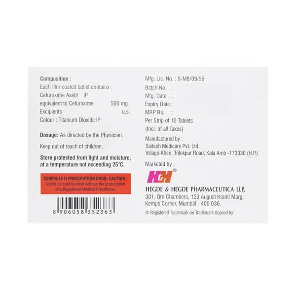 Hhfuro 500Mg Strip Of 10 Tablets