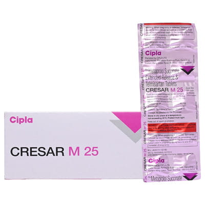 Cresar M 25mg Strip Of 10 Tablets