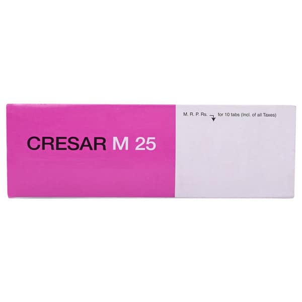 Cresar M 25mg Strip Of 10 Tablets
