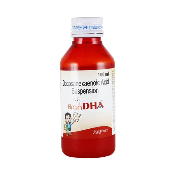 Brain Dha Orange Flavour Bottle Of 100Ml Suspension