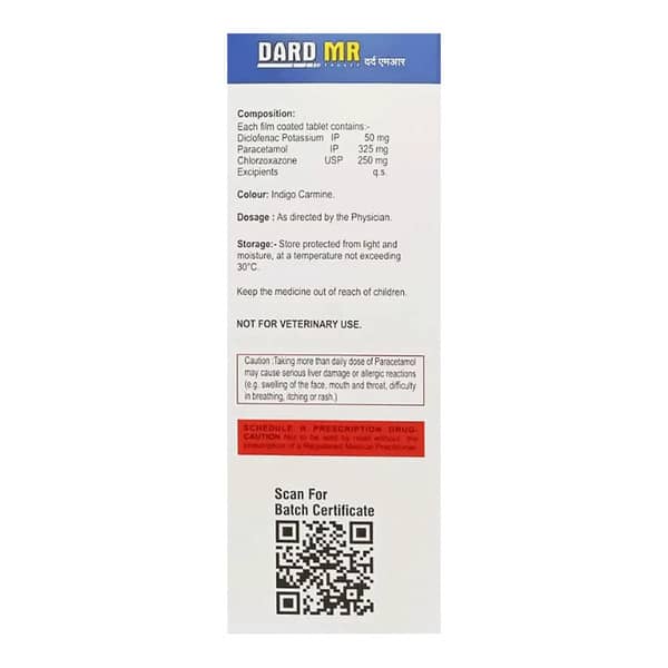 Dard Mr Strip Of 10 Tablets