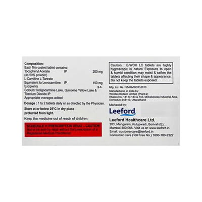 E Wok Lc Strip Of 10 Tablets