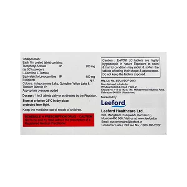 E Wok Lc Strip Of 10 Tablets