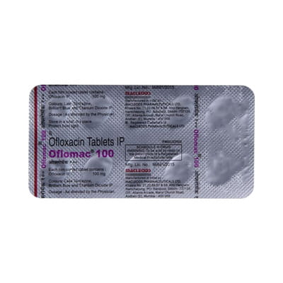 Oflomac Od 100 Mg Strip Of 10 Tablets