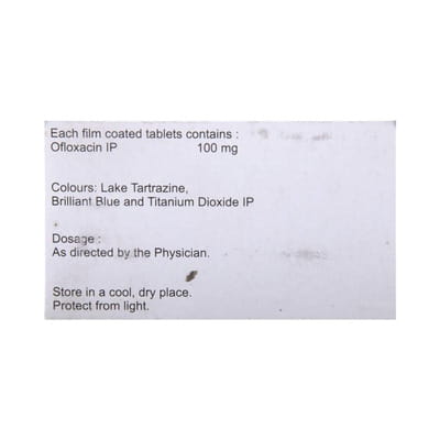 Oflomac Od 100 Mg Strip Of 10 Tablets