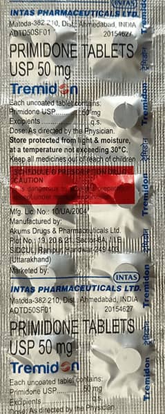 Tremidon 50Mg Strip Of 10 Tablets