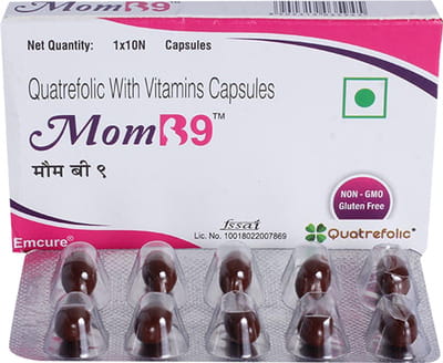 Mom B9 Strip Of 10 Capsules