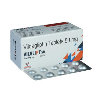 Vilglipt 50mg Strip Of 10 Tablets