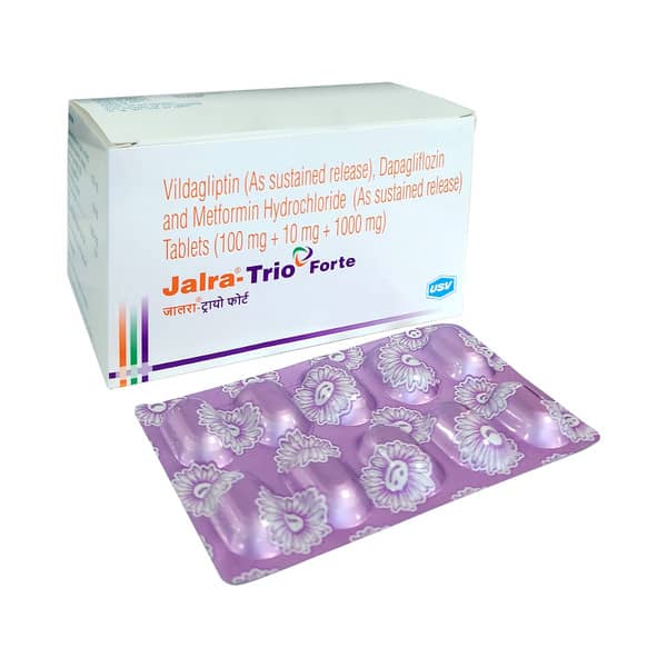 Jalra Trio Forte Strip Of 10 Tablets