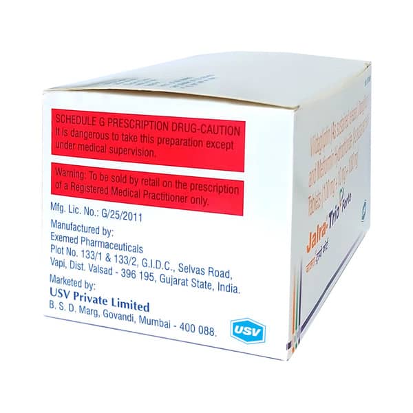 Jalra Trio Forte Strip Of 10 Tablets