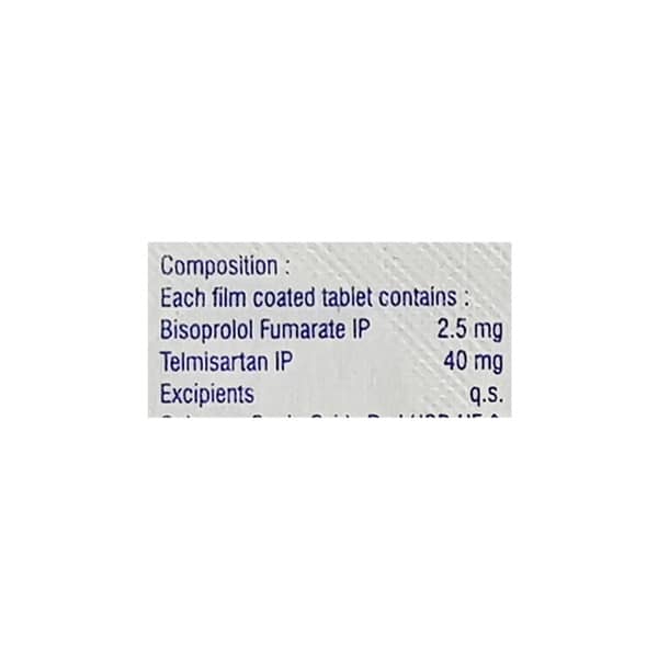 Bisotrak T 2.5mg Strip Of 10 Tablets