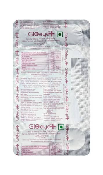 Gloeye Plus Strip Of 10 Tablets